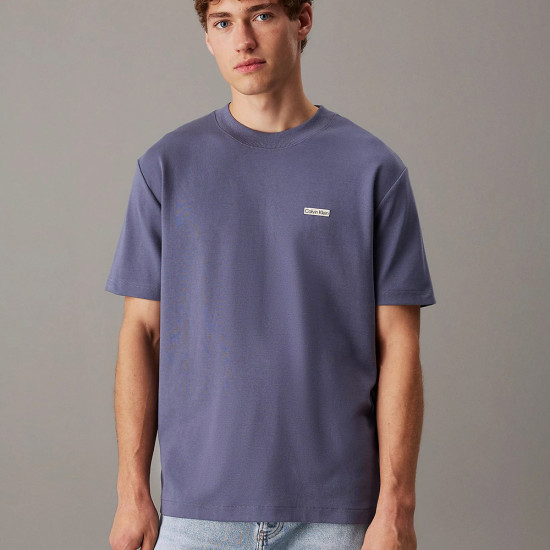 Calvin Klein Ανδρική κοντομάνικη μπλούζα Cotton Stretch Badge T-shirt
